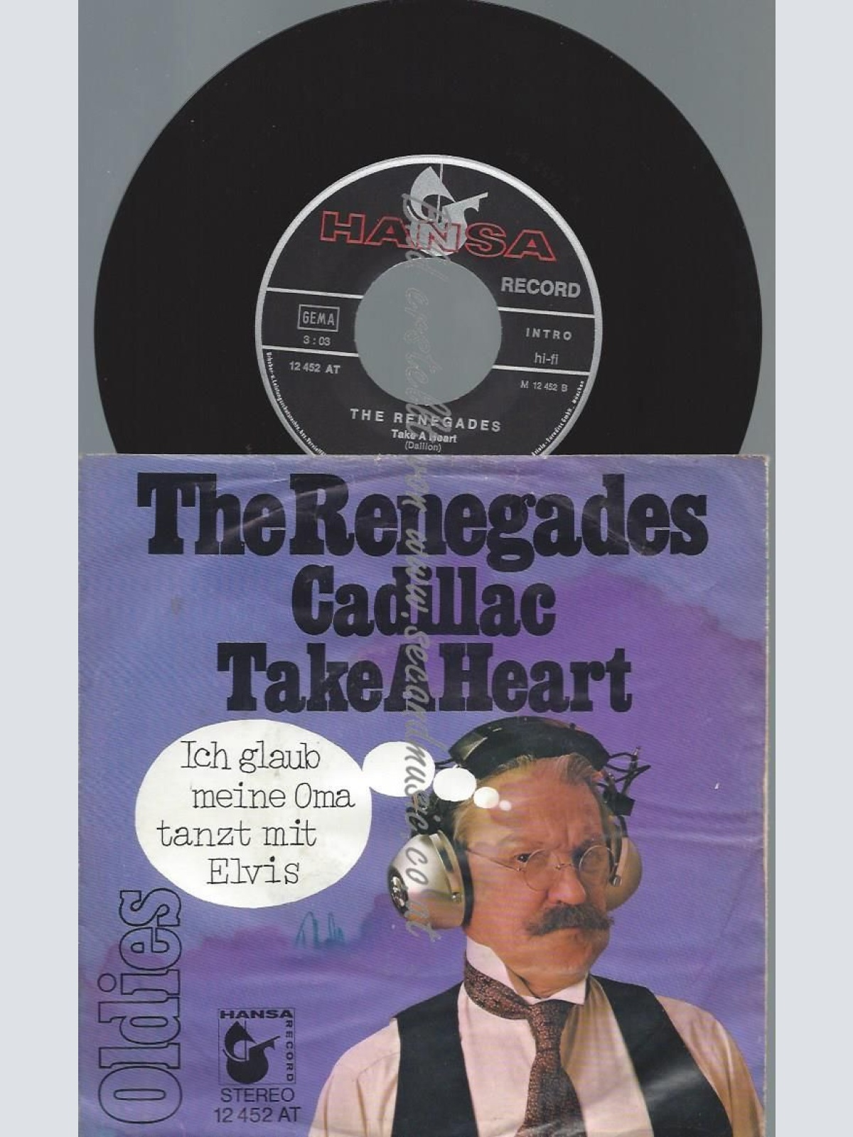 7"   The Renegades  – Cadillac