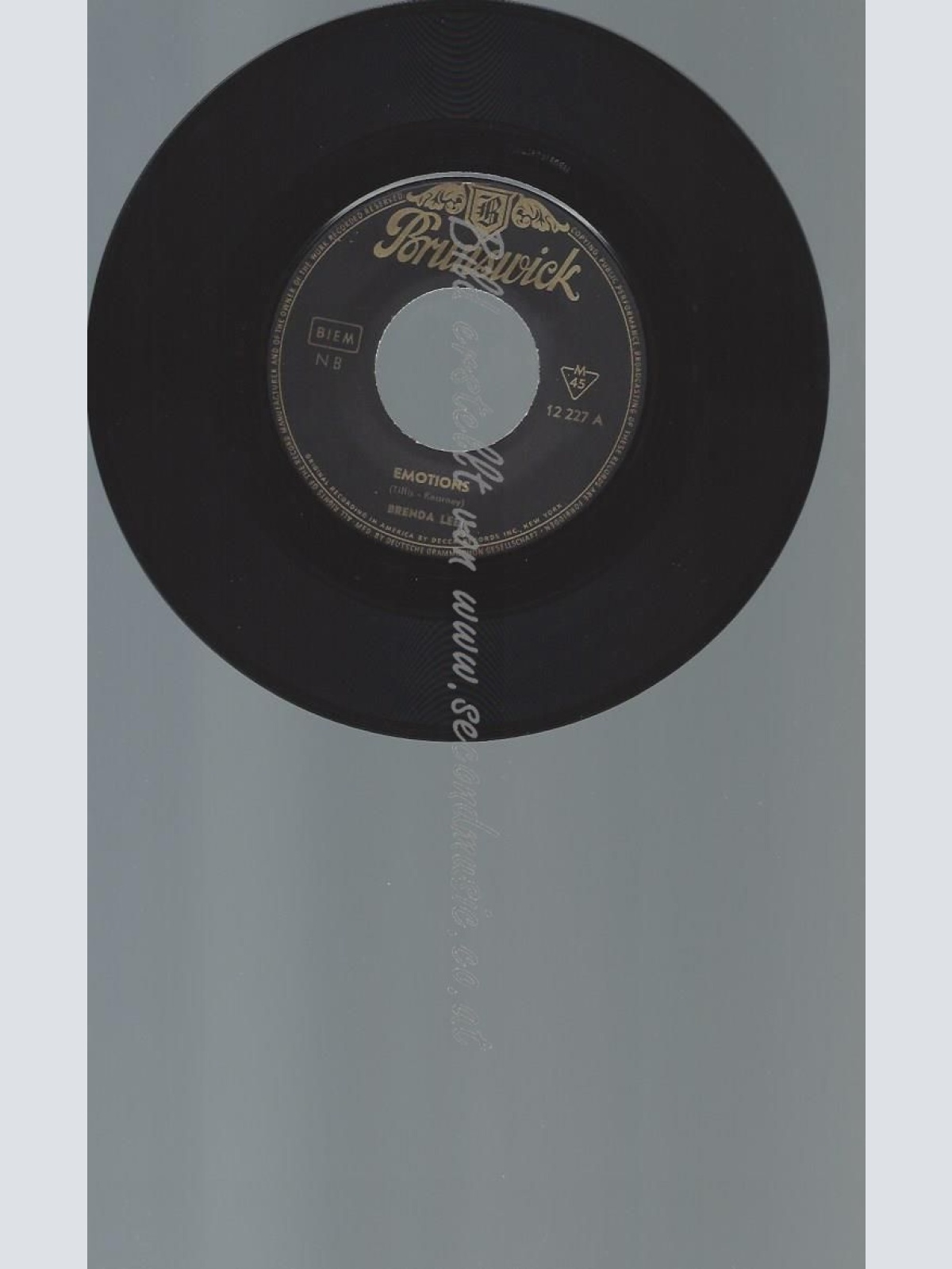 7"    Brenda Lee – Emotions
