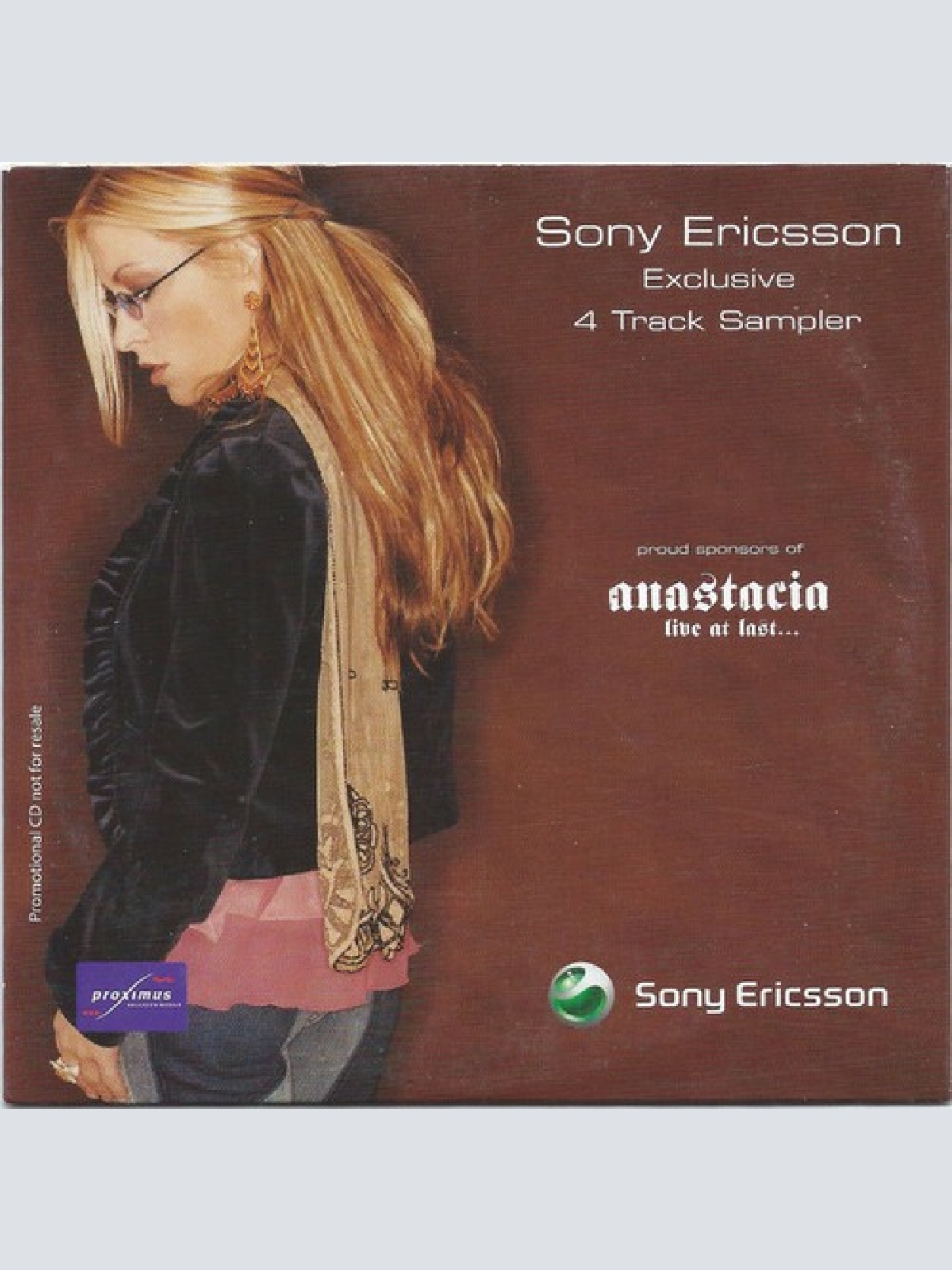 CD, Comp, Promo, Smplr Anastacia - Exclusive 4 Track Sampler