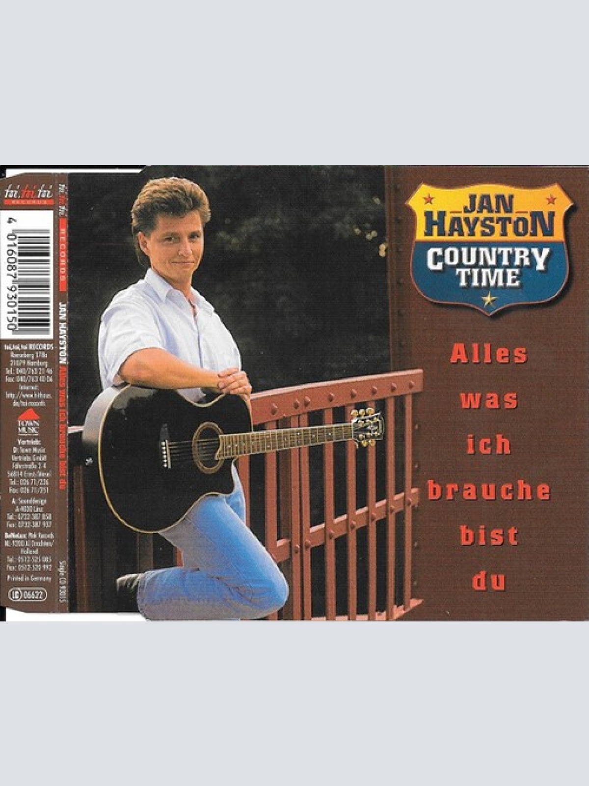 CD, Single Jan Hayston - Alles Was Ich Brauche Bist Du