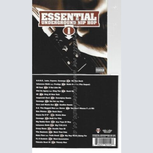 CD--VARIOUS--ESSENTIAL UNDERGROUND HIPHOP