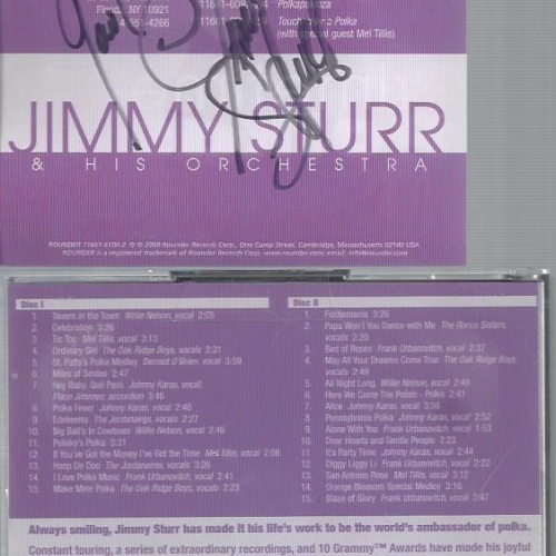 CD--JIMMY STURR PRIMETIME POLKAS // MIT AUTOGRAMM