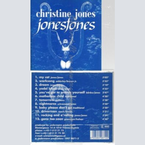 CD--JONES,CHRISTINE | --JONESTONES