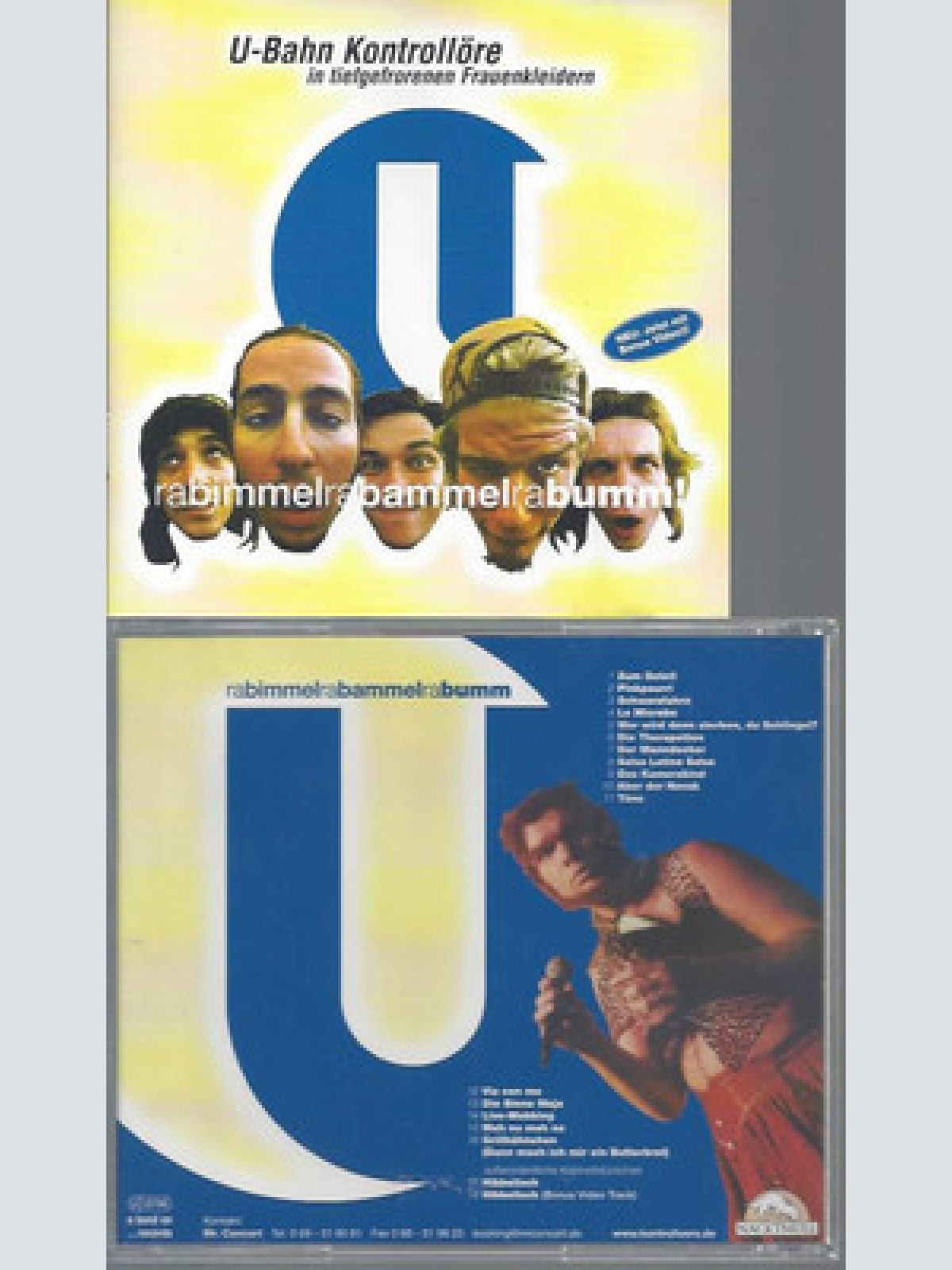 CD-U-BAHN KONTROLLÖRE--RABIMMELRABAMMELRABUMM-IN TIEFGEFRORENEN FRAUENKLEIDERN