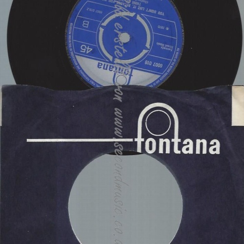 7"   Hotlegs  Neanderthal Man // FONTANA