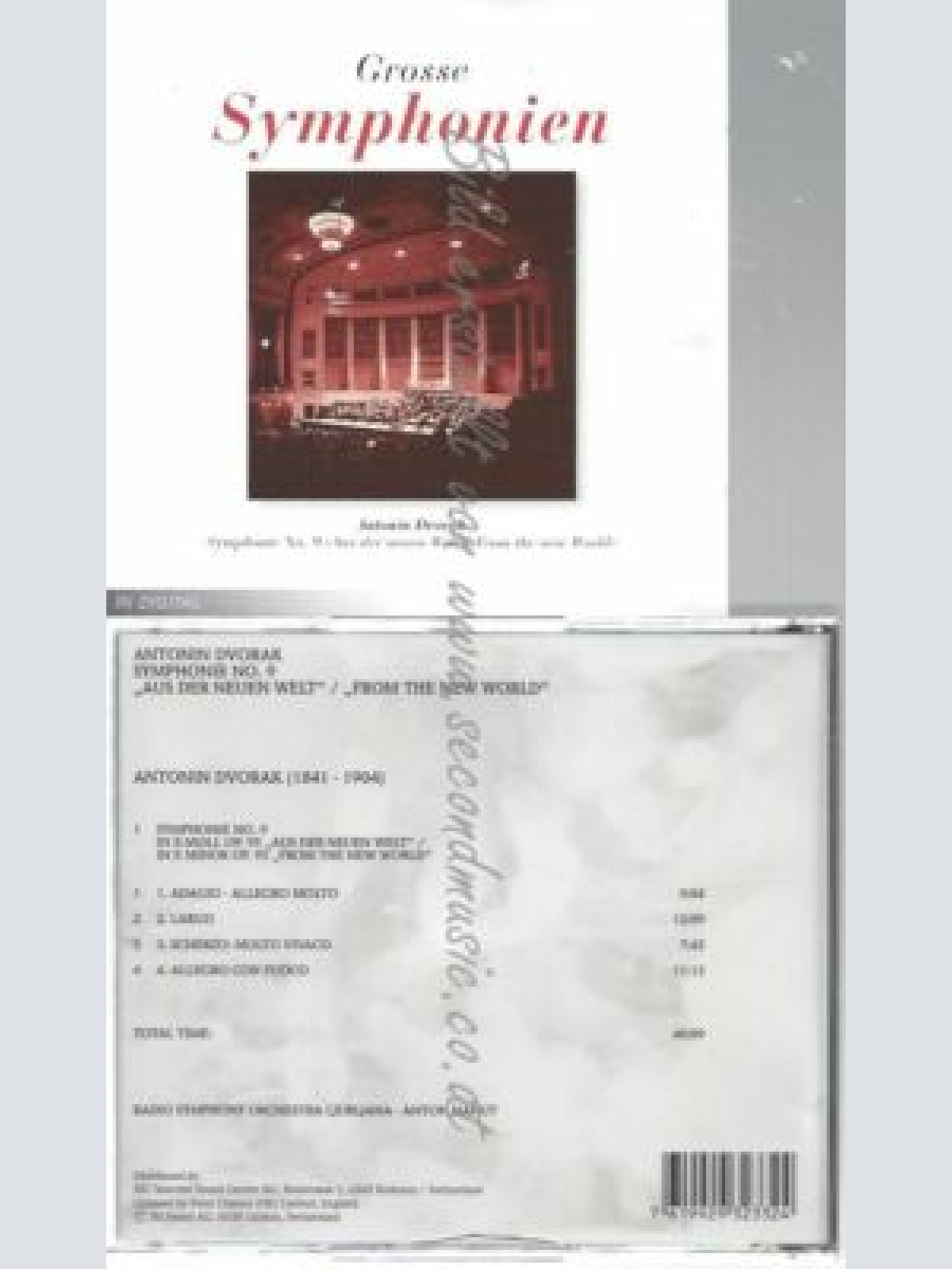 CD--ORCHESTRA LJUBLJANA, ANTONIN DVORAK, ET AL.--CD