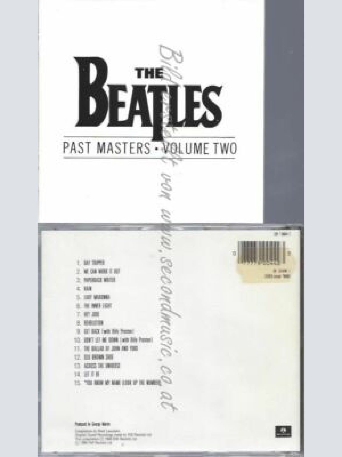 CD--THE BEATLES | --PAST MASTERS VOL. 2