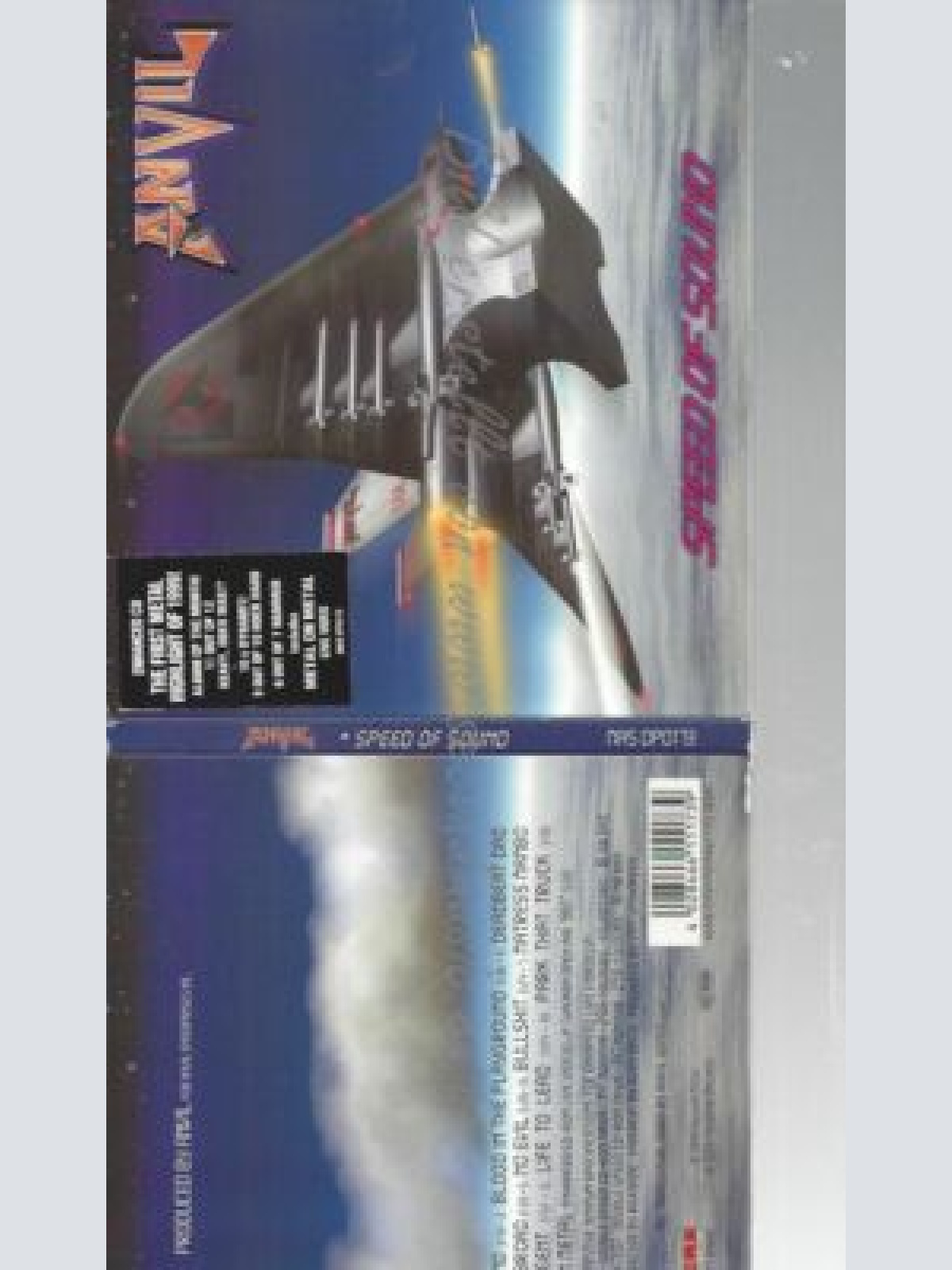 CD--ANVIL--SPEED OF SOUND