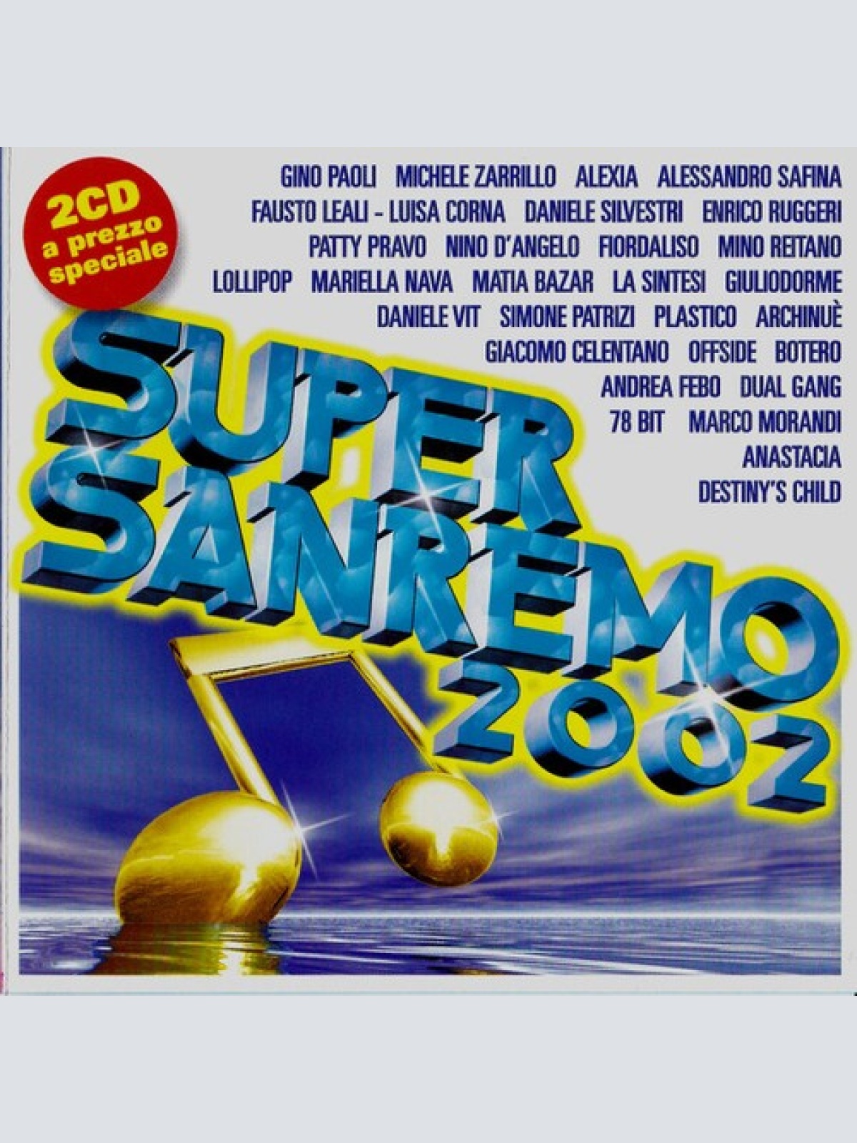2xCD, Comp Various - Supersanremo 2002