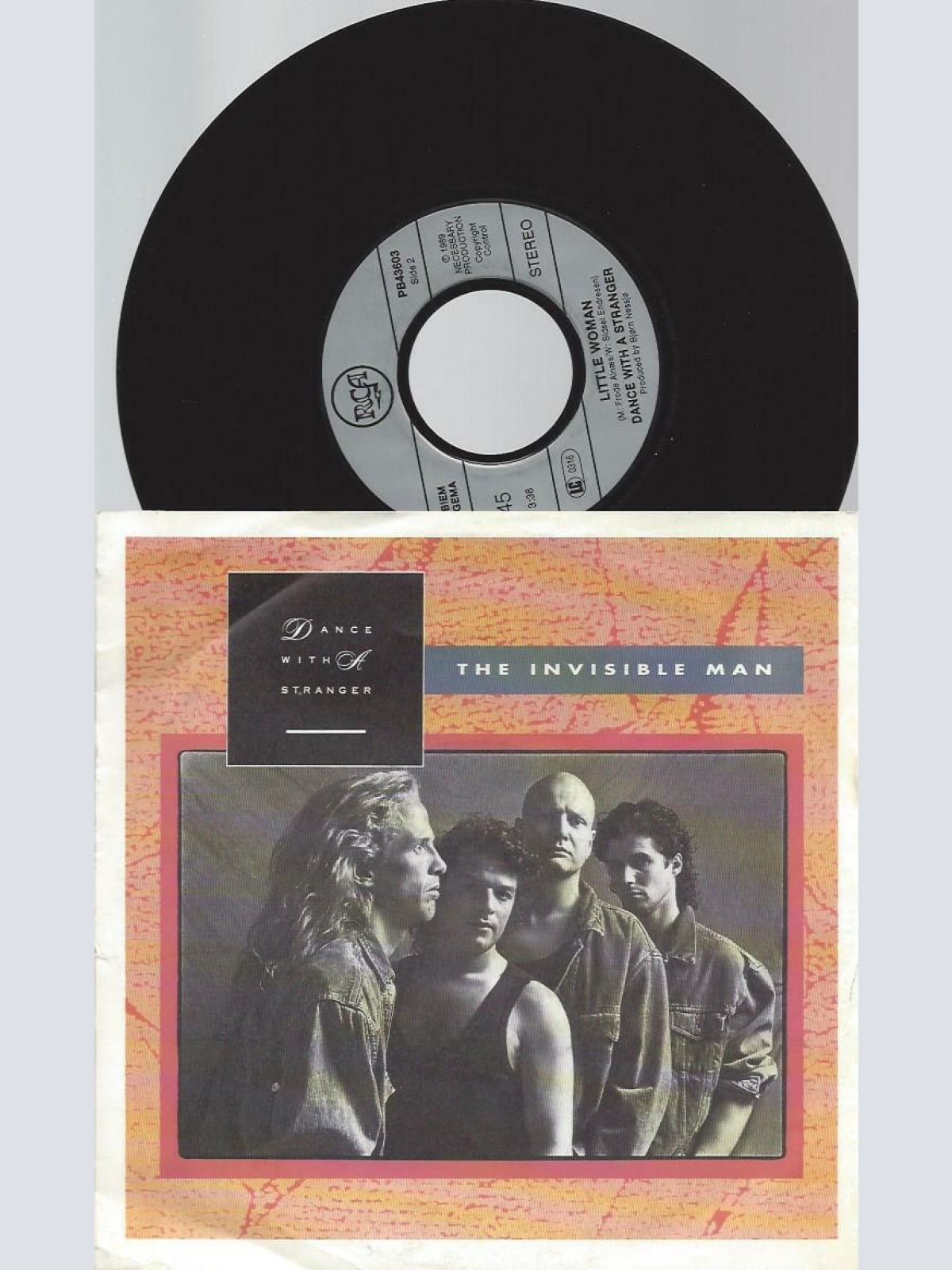 7"   Dance With A Stranger – The Invisible Man