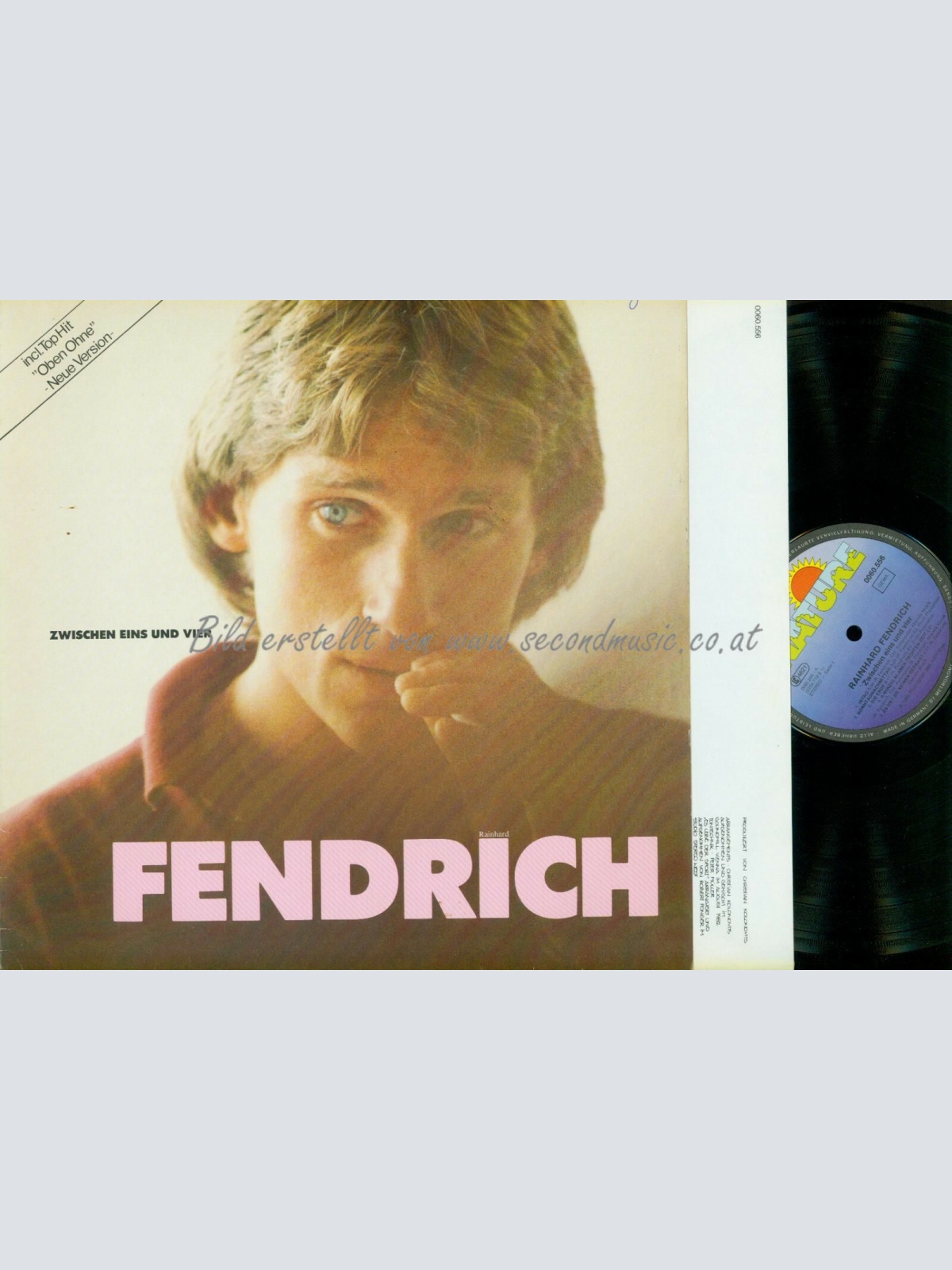 LP---RAINHARD FENDRICH ZWISCHEN EINS UND VIER // OIS  //