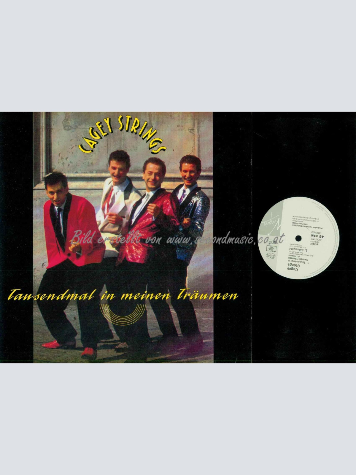 LP-Maxi-Cagey Strings – Tausendmal In Meinen Träumen   //  NM
