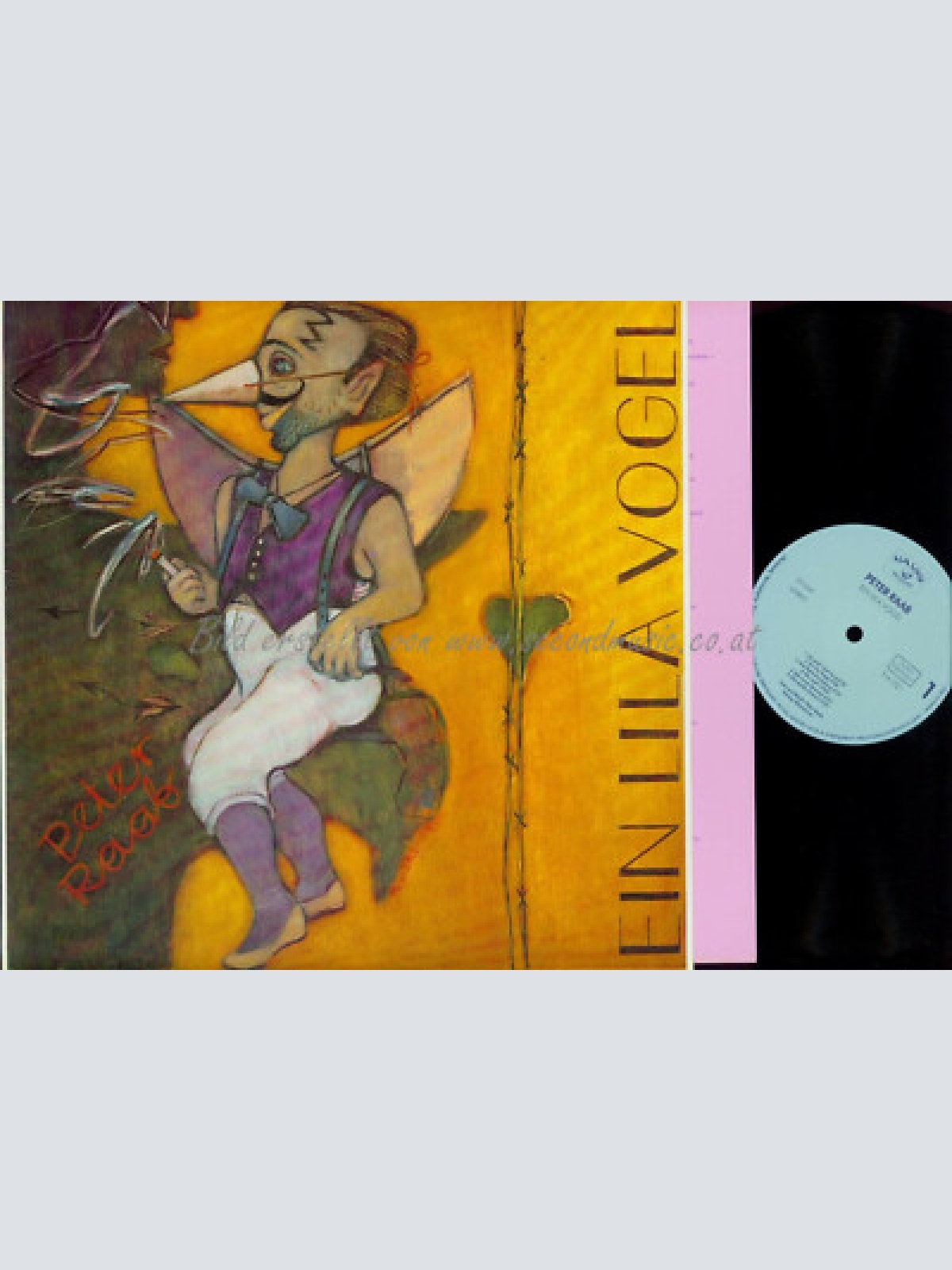 LP-- Peter Raab  Ein Lila Vogel-- mit Beilage   / NM