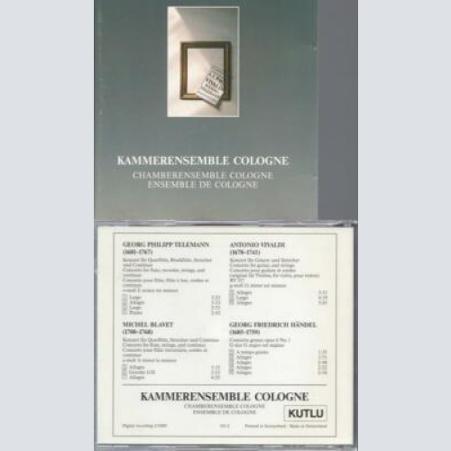 CD -- Kammerensemble Cologne Vivaldi Händel
