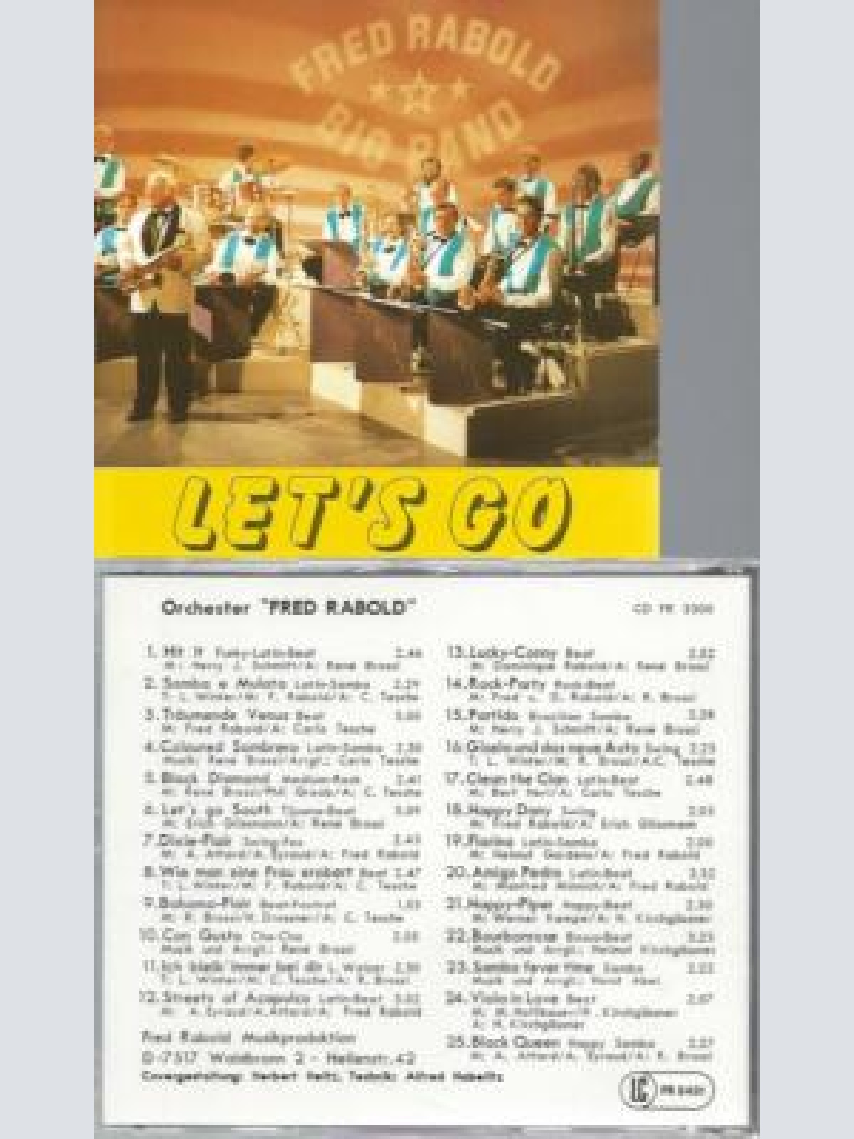 CD -- Orchester Fred Rabold Let's GO