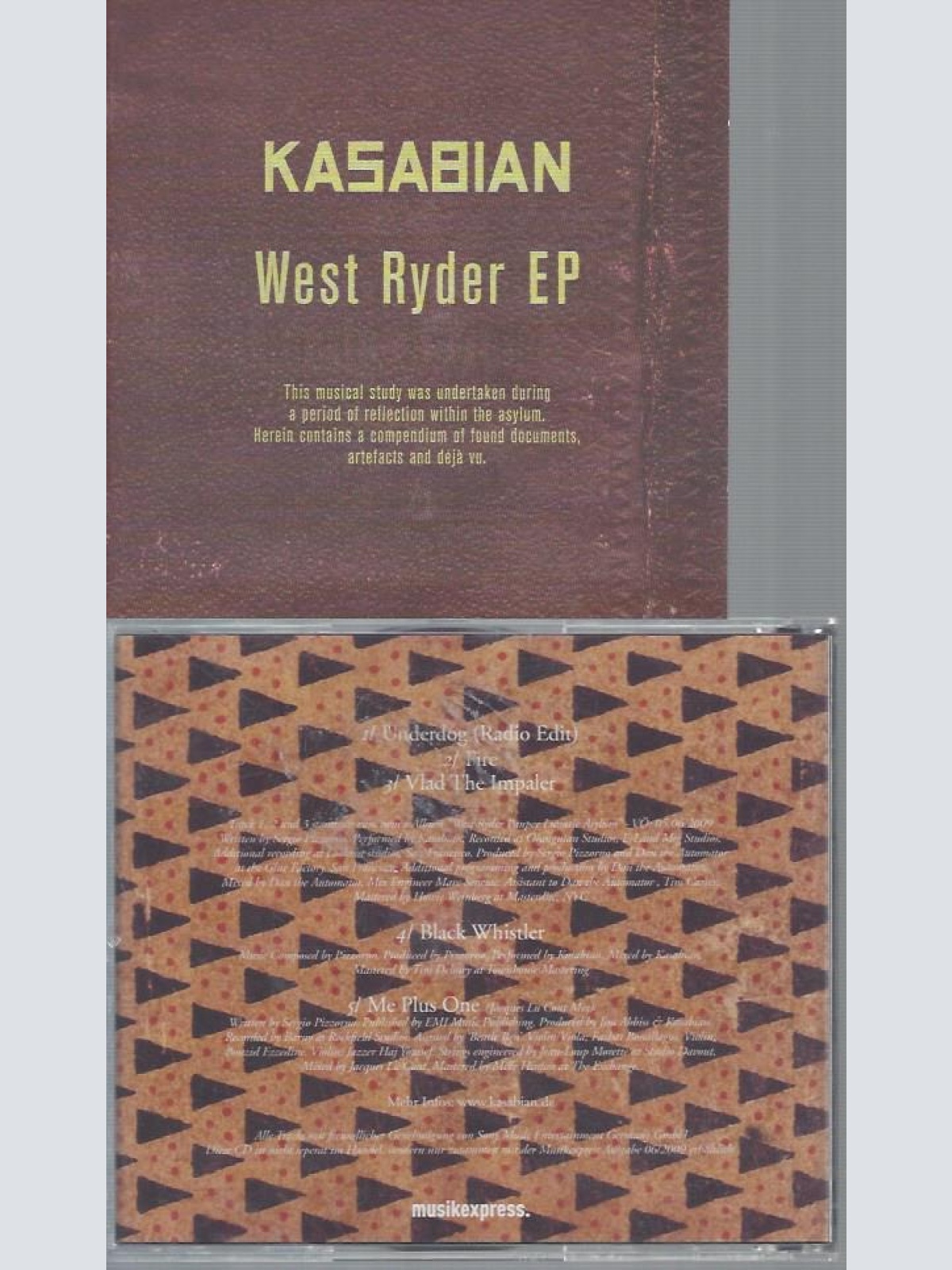 CD--KASABIAN WEST RYDER EP