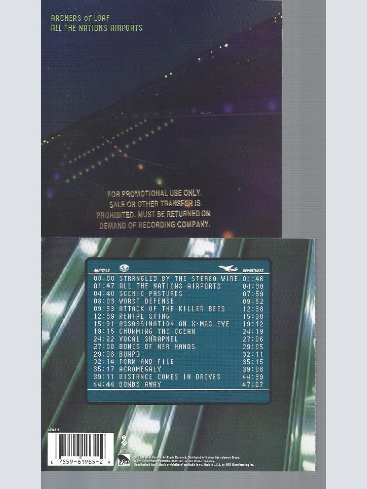 CD--ARCHERS OF LOAF ALL NATIONS AIRPORT // PROMO