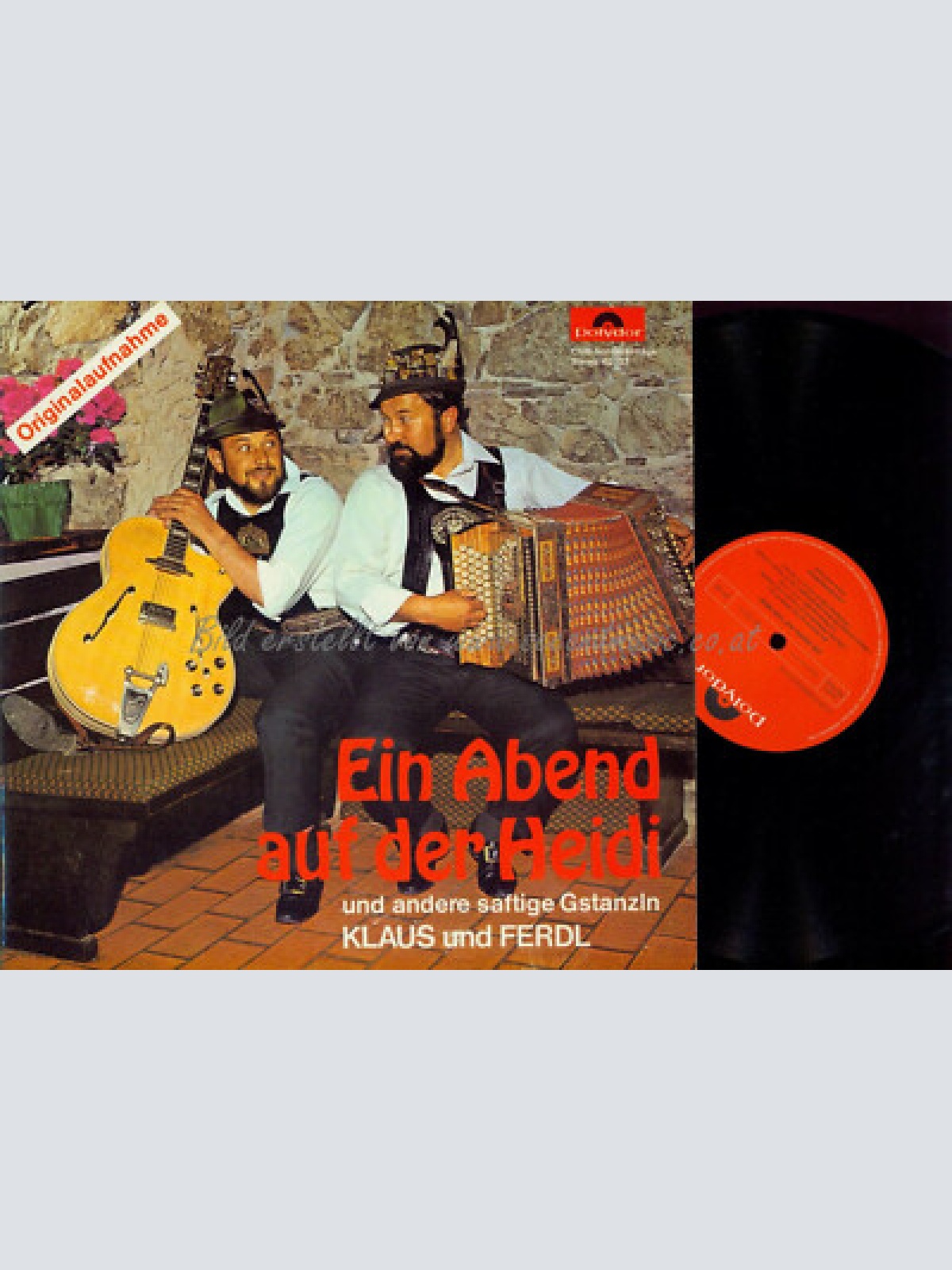 LP--- Klaus Und Ferdl  Ein Abend Auf Der Heidi // CLub