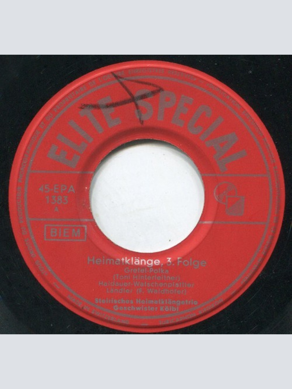 7", EP Steirisches Heimatklangtrio Geschwister Kölbl* - Heimatklänge, 3. Folge