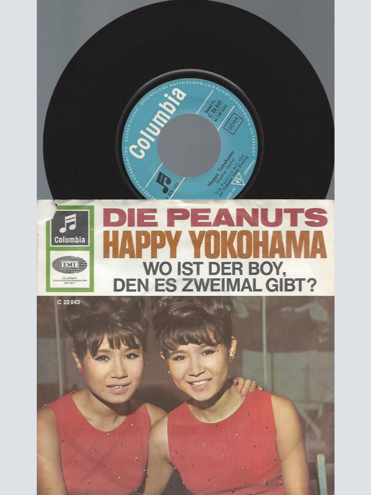7"  Die Peanuts  Happy Yokohama