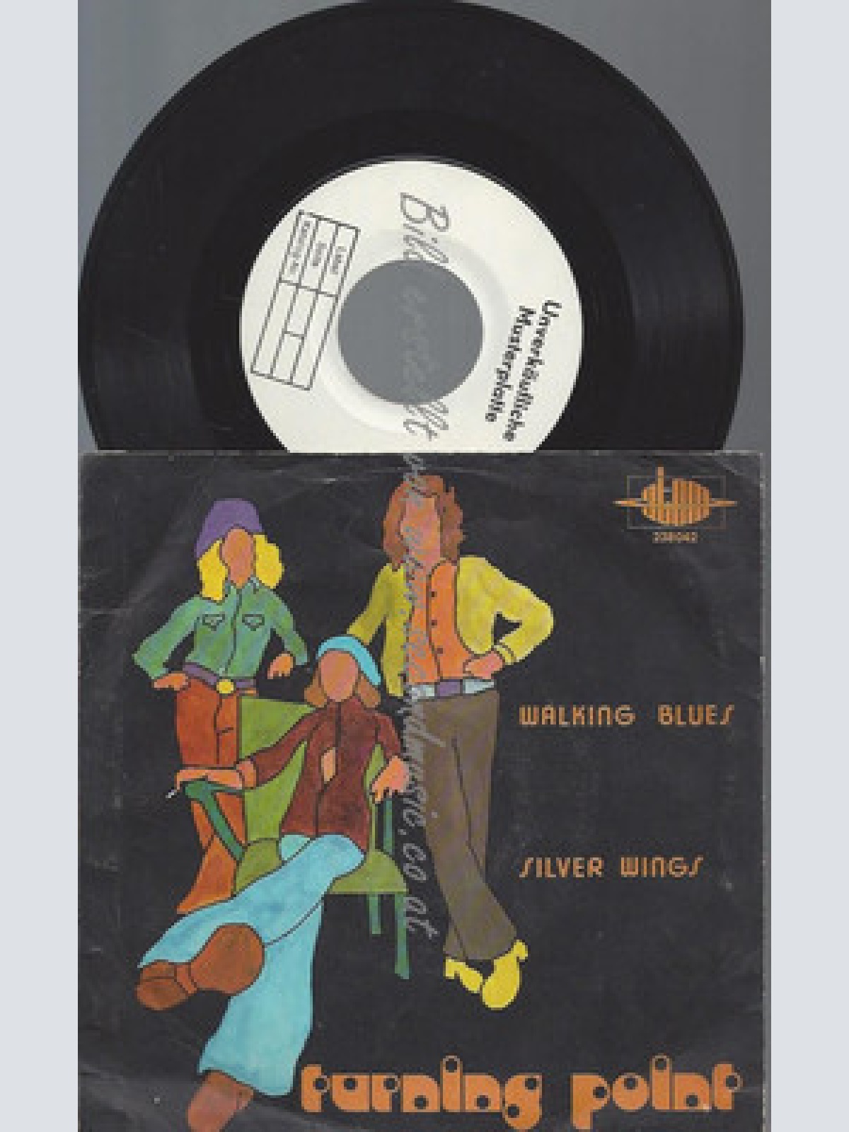 7"--TURNING POINT WALKING BLUES // PROMO MUSTER