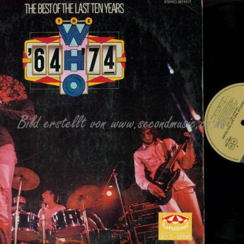 DLP--THE WHO THE BEST OF THE LAST TEN YEARS 64 74 //  // GOLD KARUSSELL