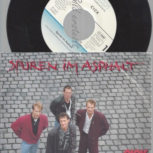 7" CICK SPUREN IM ASPHALT