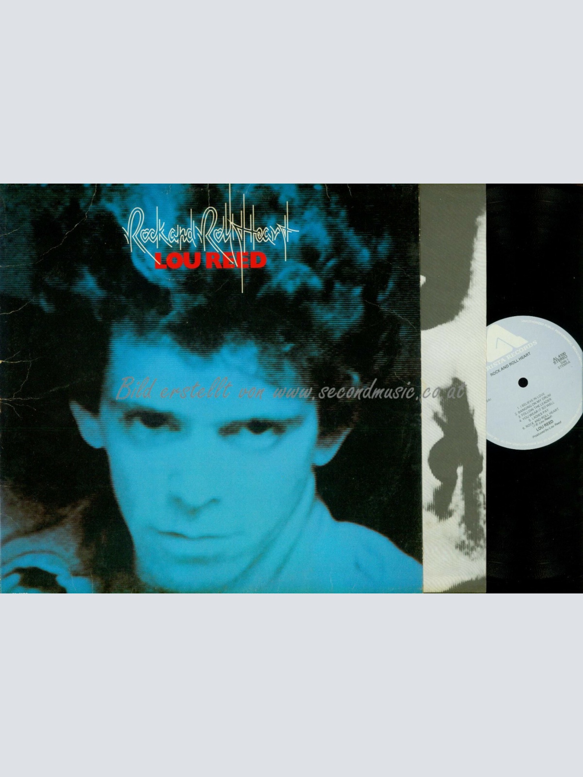 LP--LOU REED ROCK AND ROLL HEART // OIS