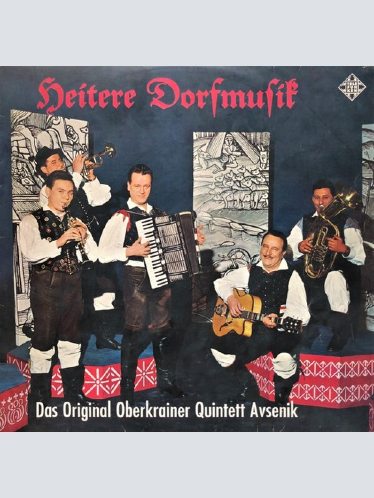 LP Das Original Oberkrainer Quintett Avsenik* - Heitere Dorfmusik