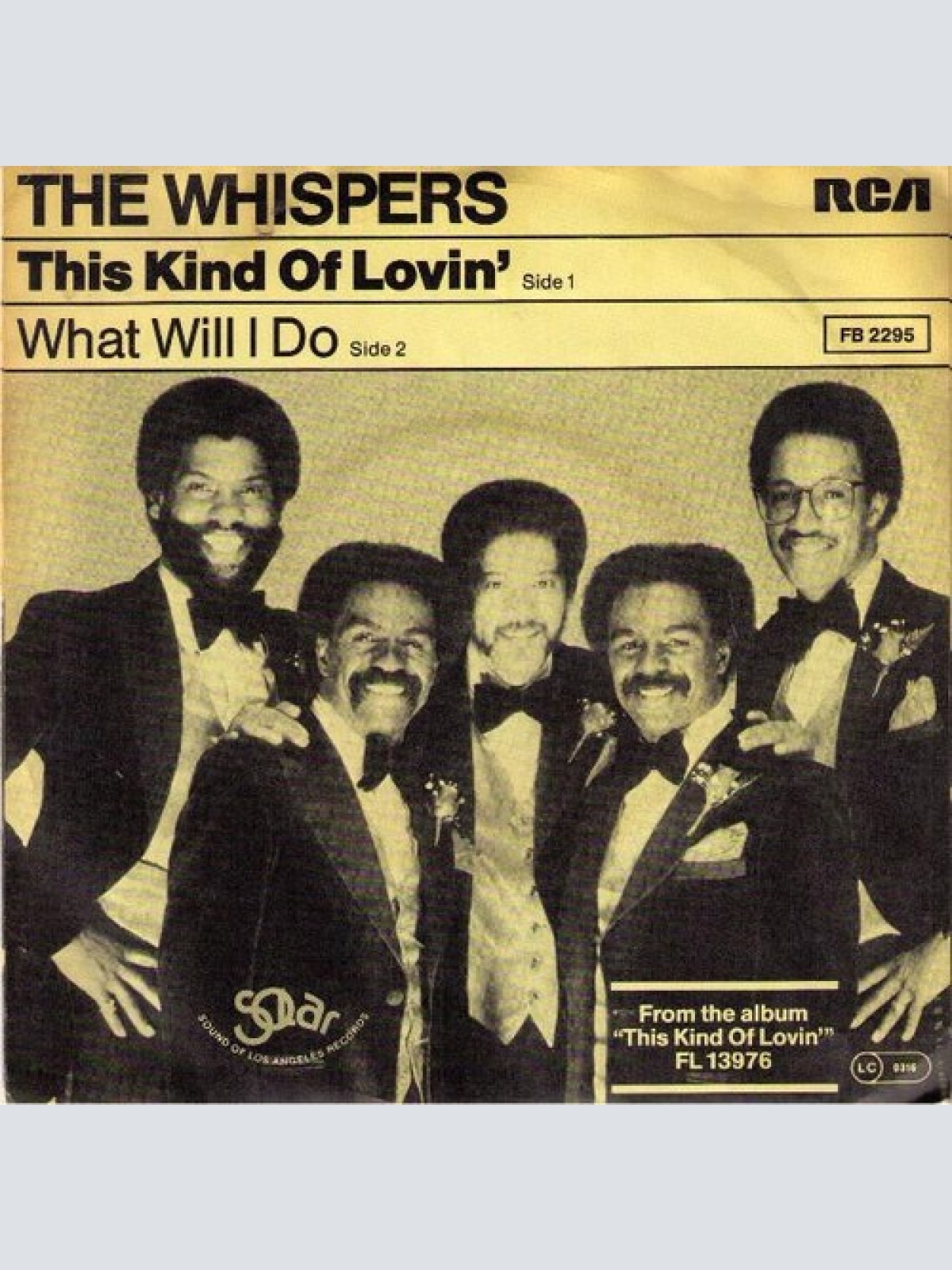 7", Single The Whispers - This Kind Of Lovin' / What Will I Do