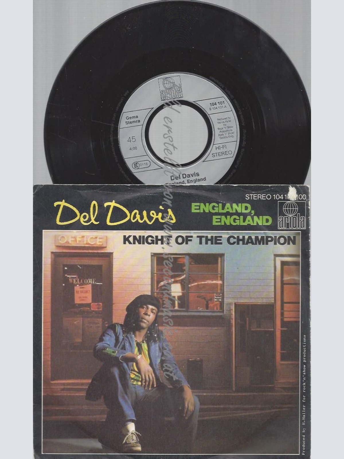 7"   Del Davis  England, England