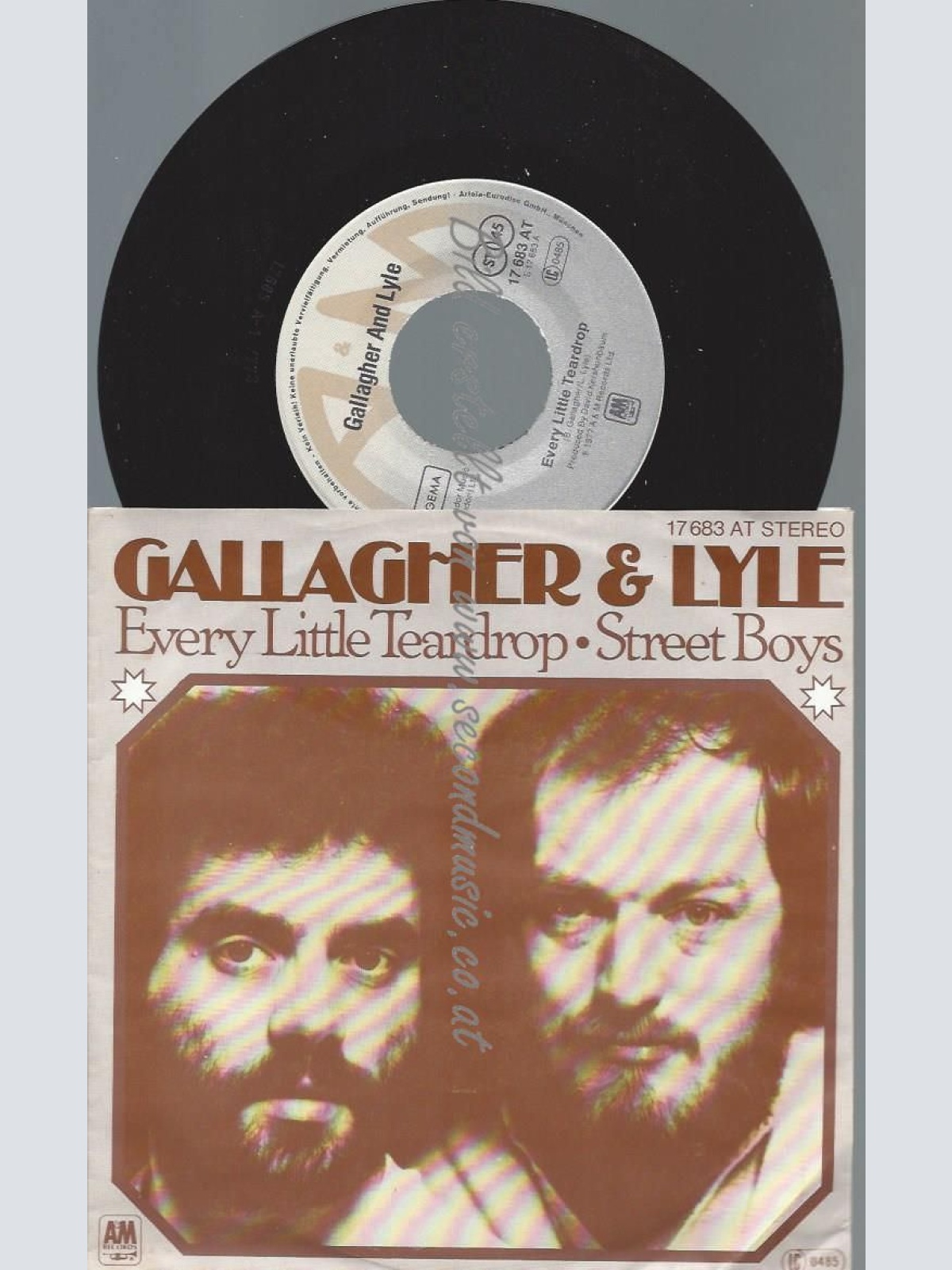 7"  Gallagher & Lyle  Every Little Teardrop