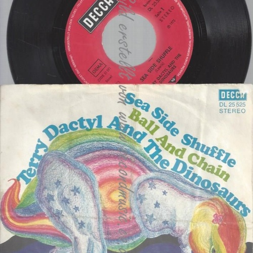 7"  Terry Dactyl And The Dinosaurs  Sea Side Shuffle