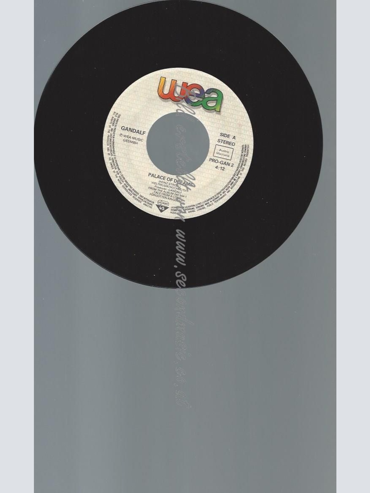 7"   Gandalf  Palace Of Dreams  / PROMO