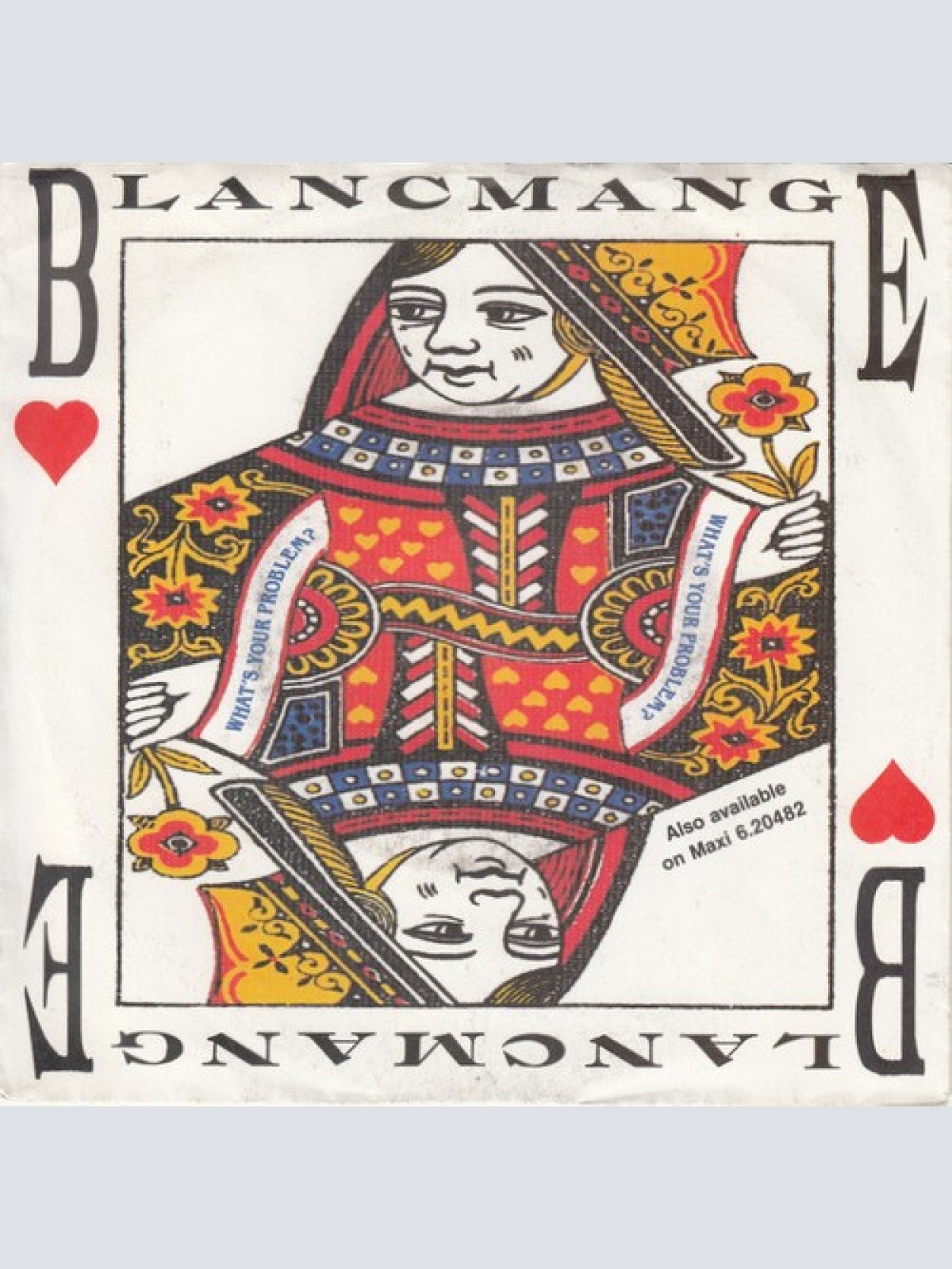 7", Single Blancmange - What's Your Problem?