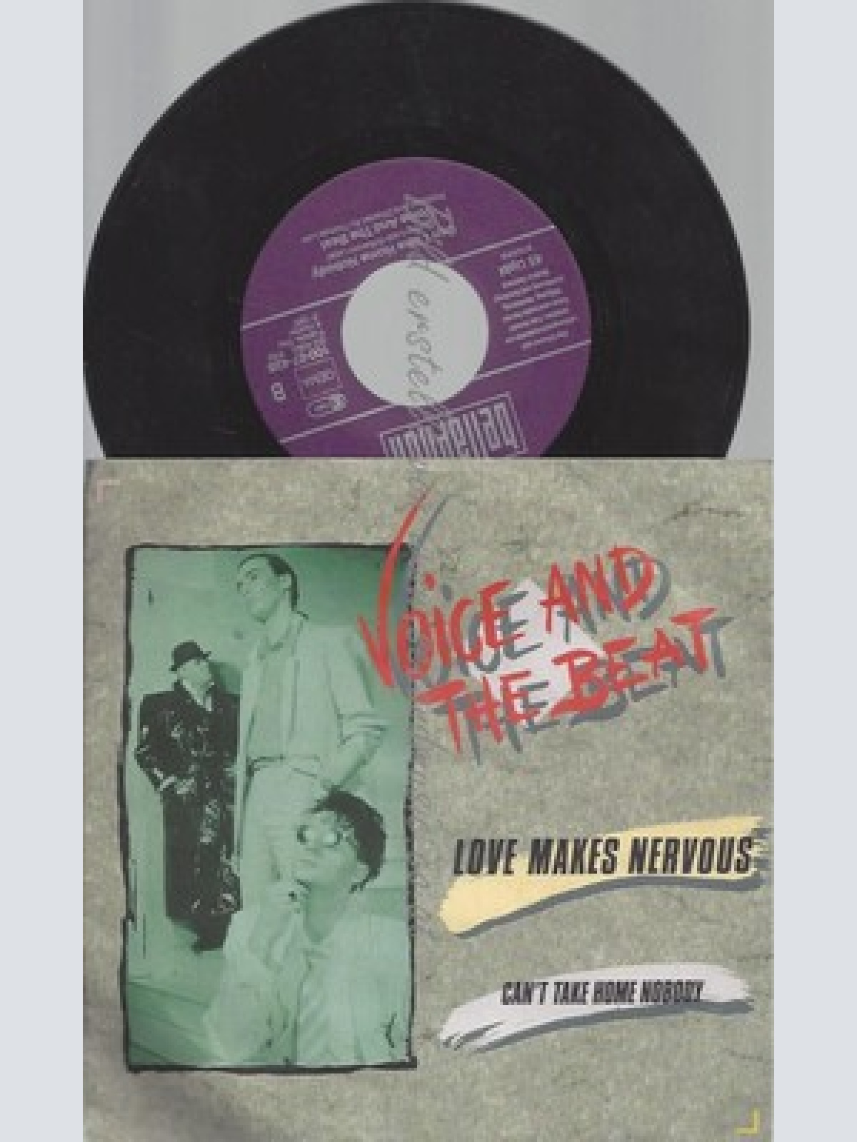7"--VOICE AND THE BEAT--LOVE MAKES NERVOUS