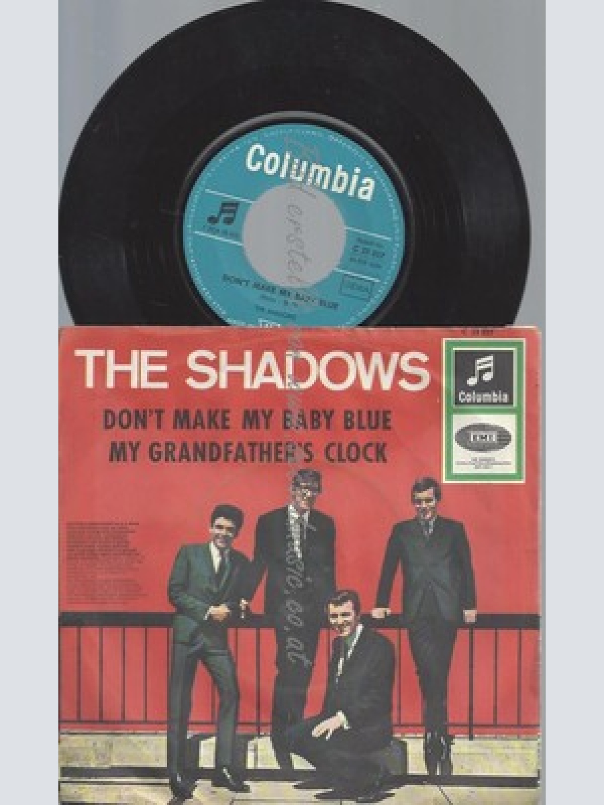 7"--THE SHADOWS--DON'T MAKE MY BABY BLUE--