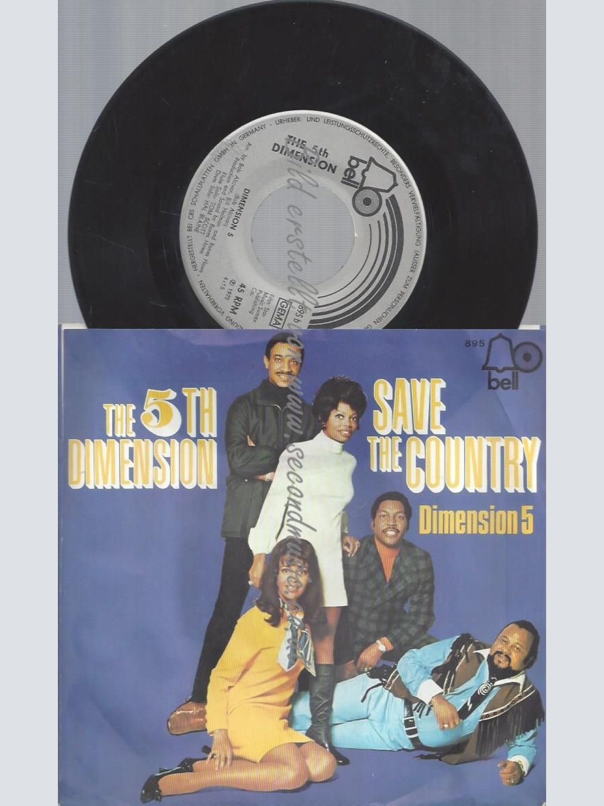 7" The 5th Dimension – Save The Country