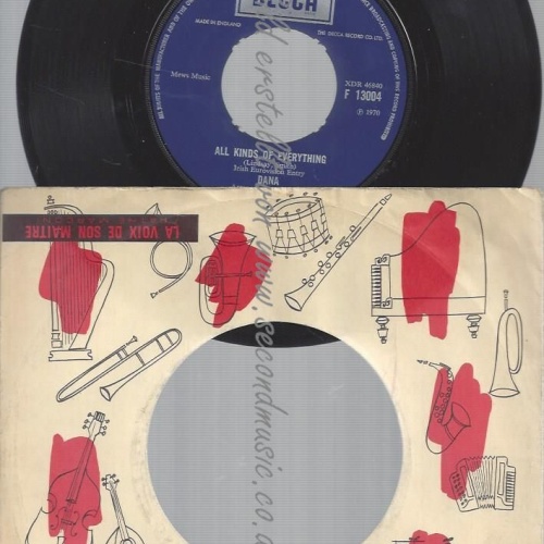 7"  Dana  – All Kinds Of Everything  // DECCA