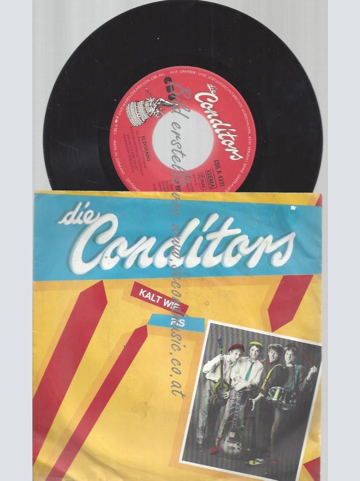 7" DIE CONDITORS KALT WIE EIS