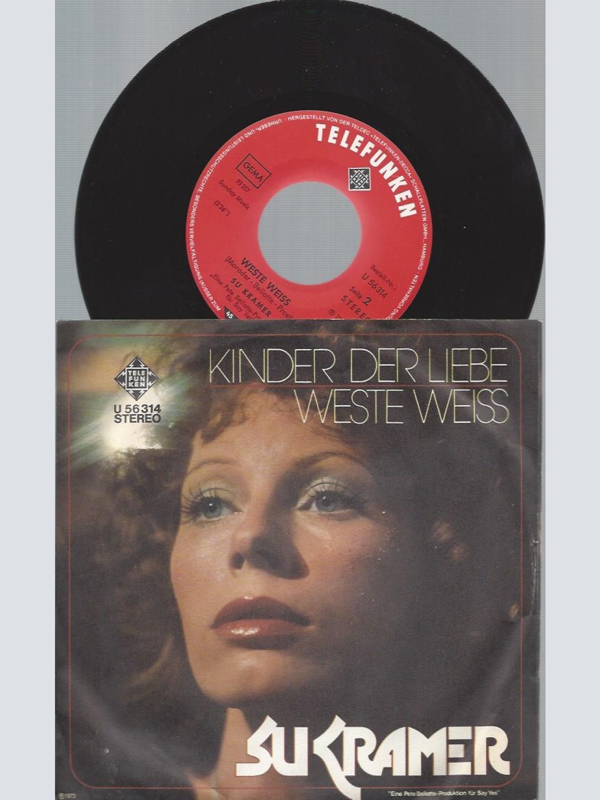 7"    Su Kramer  Kinder Der Liebe
