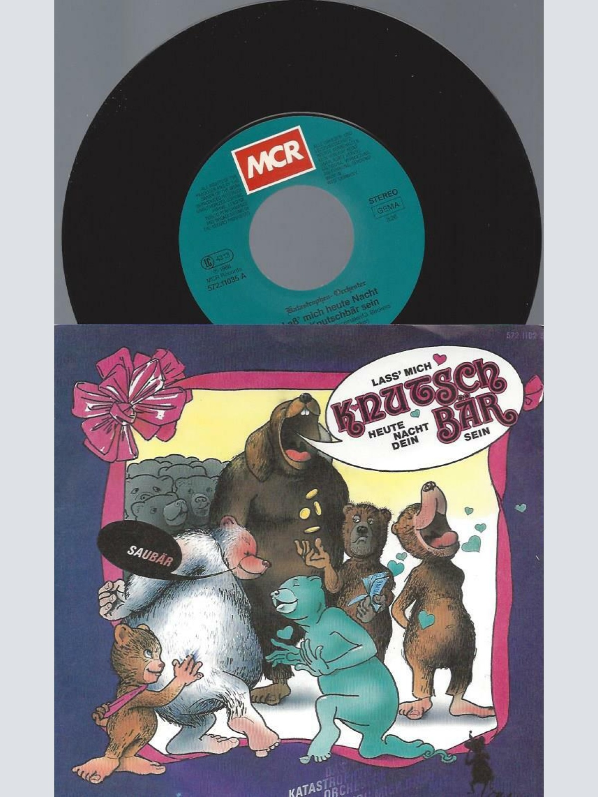 7" Katastrophen Orchester – Lass' Mich Heute Nacht Dein Knutschbär Sein