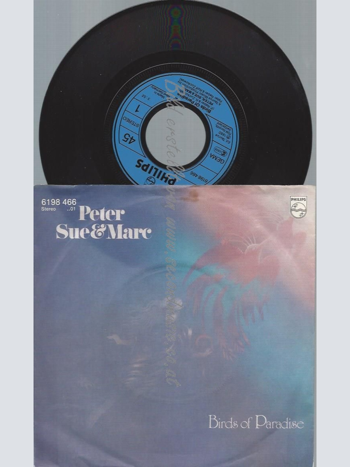 7"  Peter, Sue & Marc  Birds Of Paradise