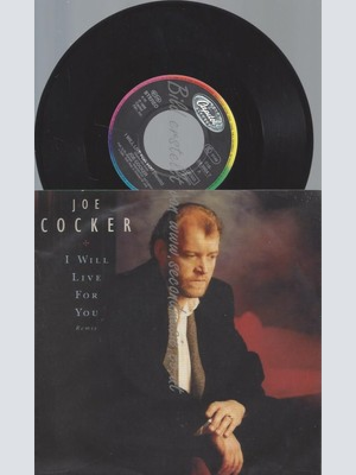 7"--JOE COCKER--I WILL LIVE FOR YOU