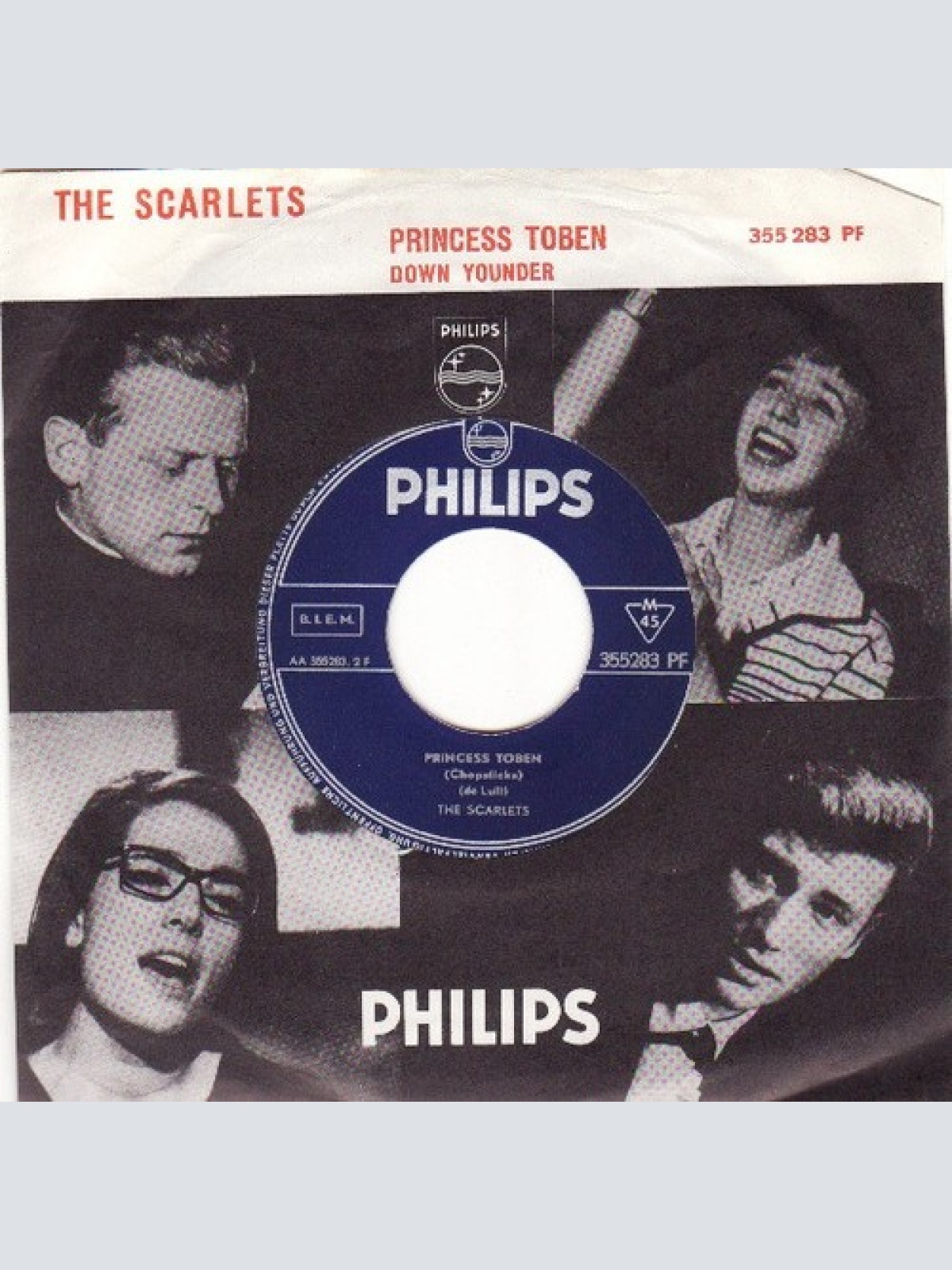 7", Single, Mono The Scarlets - Down Yonder / Princess Toben