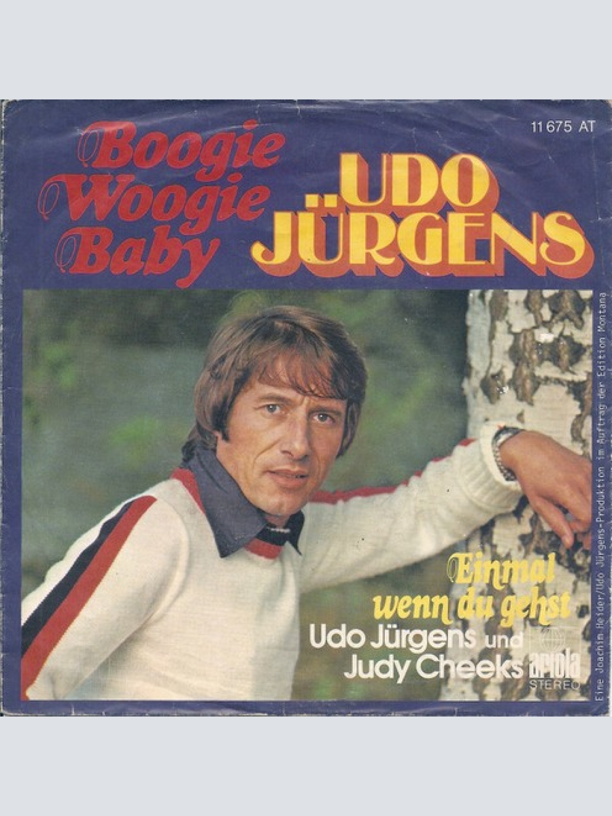 7", Single Udo Jürgens - Boogie Woogie Baby