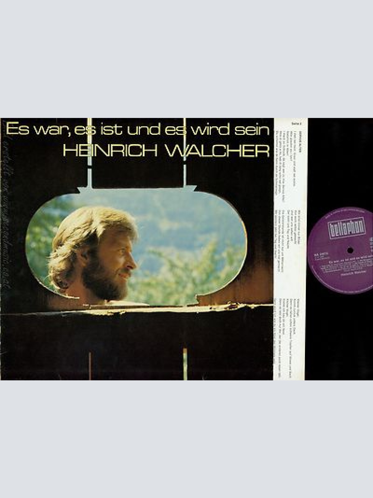 LP--HEINRICH WALCHER-- ES WAR ES IST UND ES WIRD SEIN--FOC