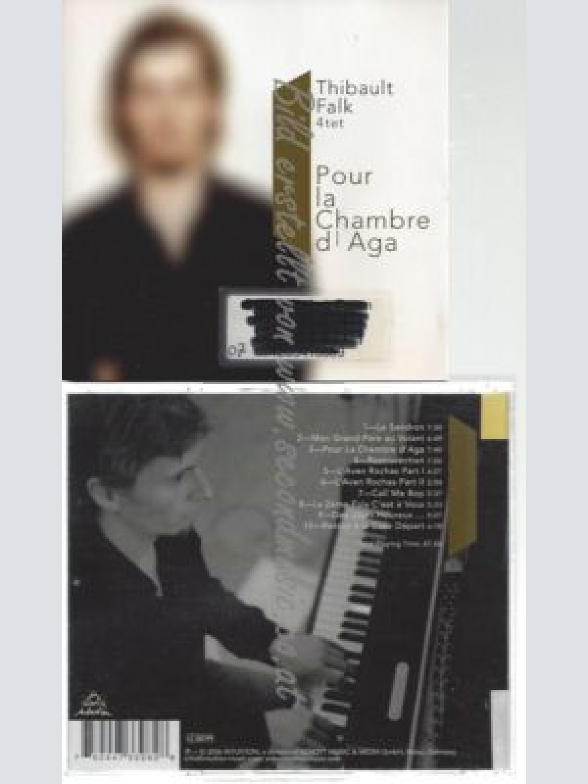 CD--Pour la chambre d'aga //  Thibauld Falk 4tet