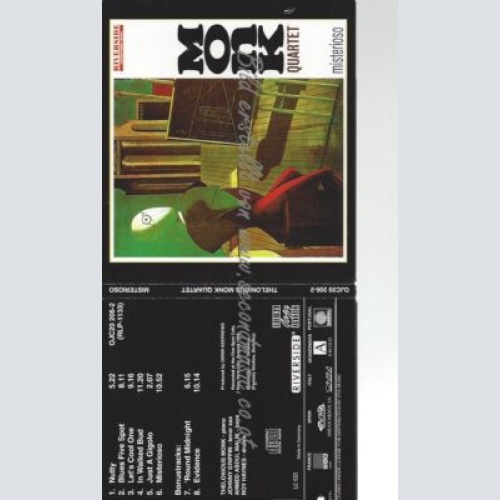 CD-- Monk Quartet – Misterioso