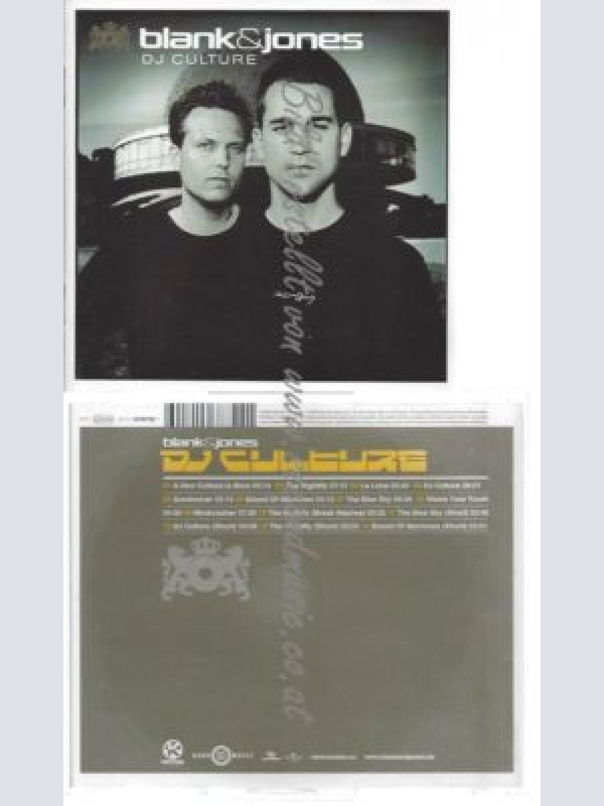 CD--BLANK & JONES--    DJ CULTURE